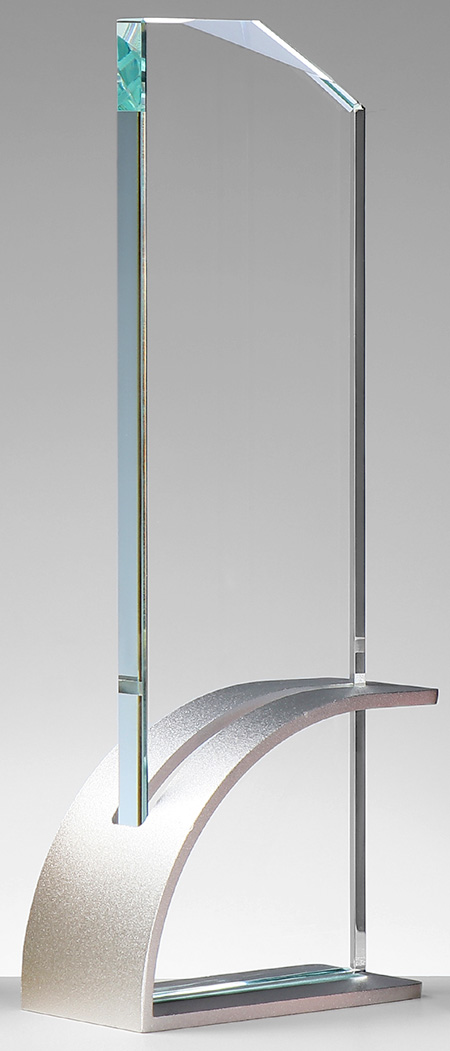ST68449 Glasaward mit Metall
