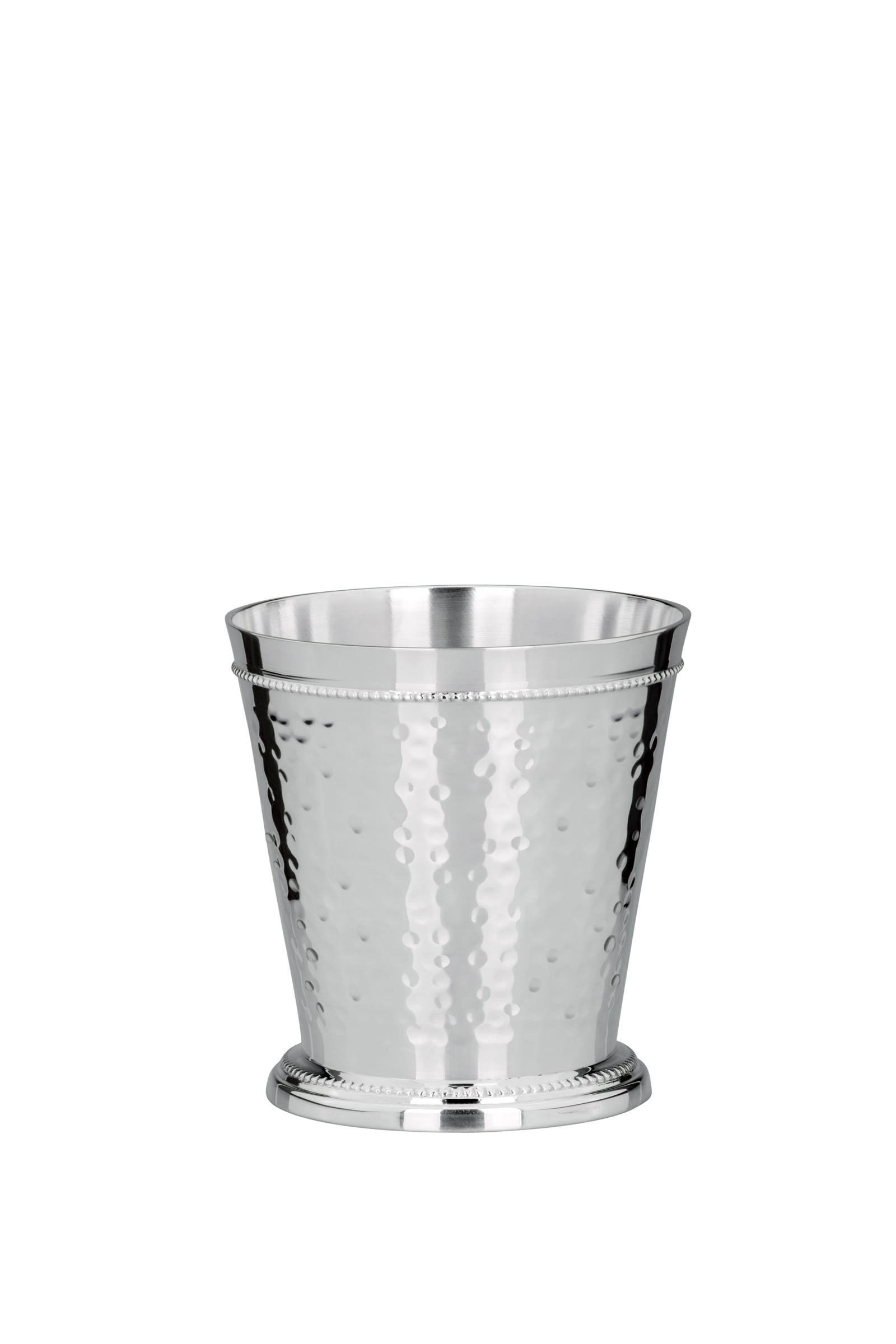 BJ 6172 Becher versilbert gehämmert BJ 6172 Becher versilbert gehämmert
