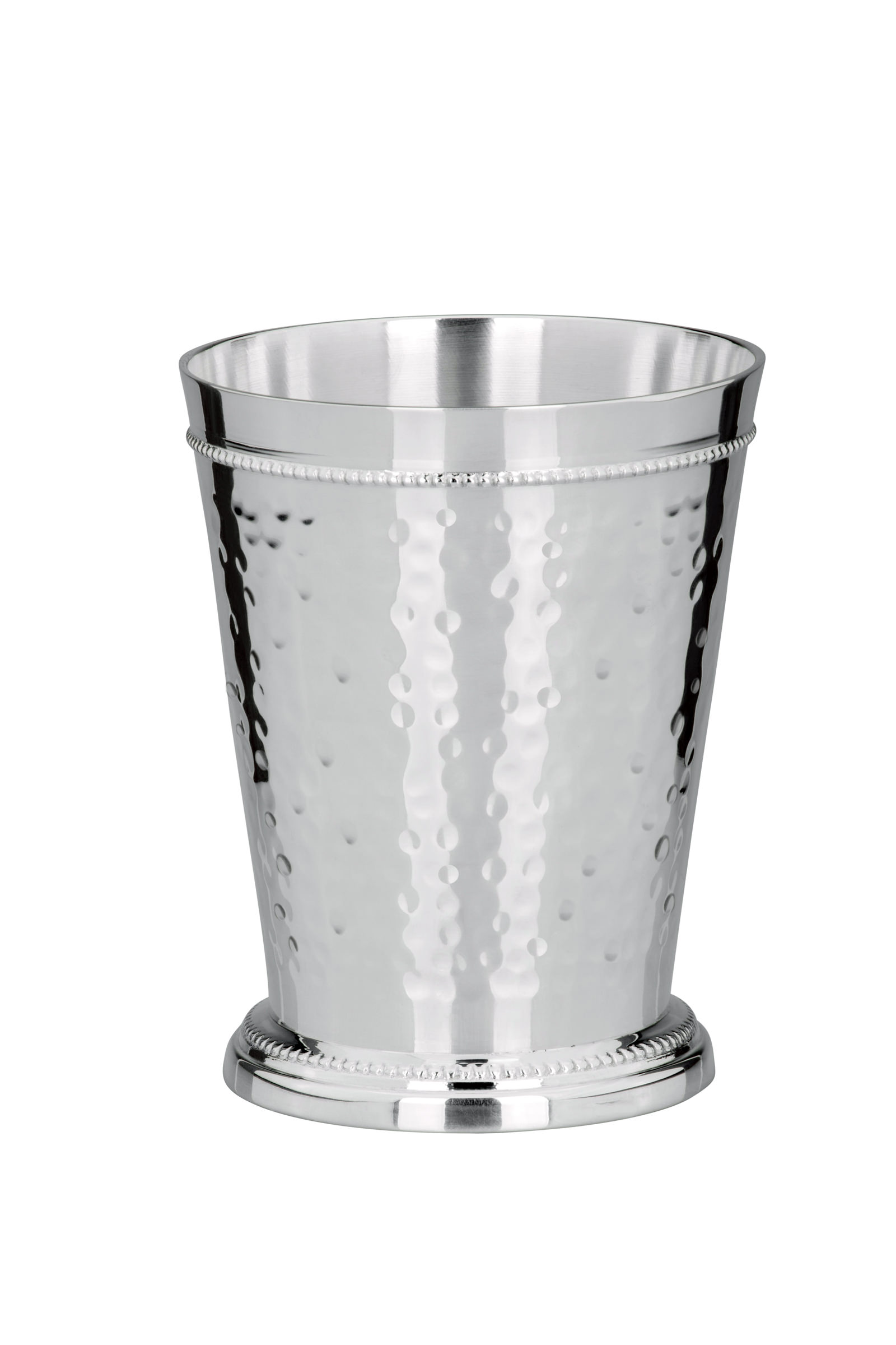 BJ 6173 Becher versilbert gehämmert BJ 6173 Becher versilbert gehämmert