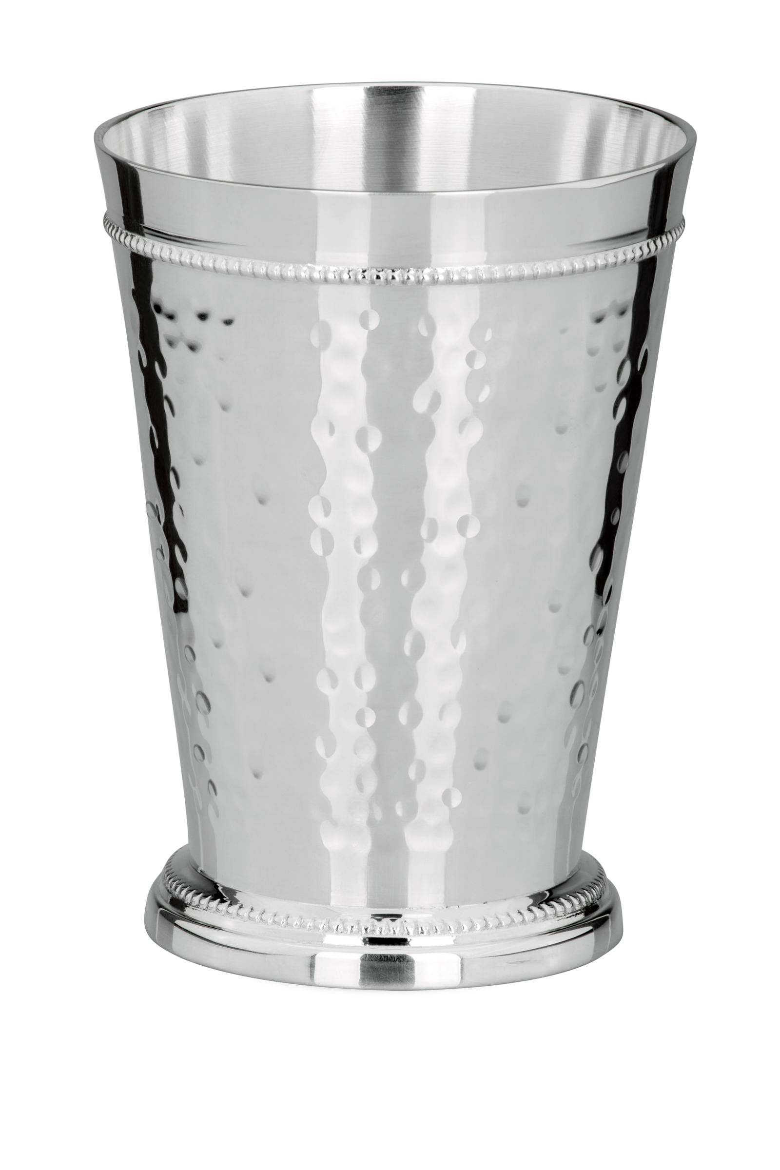 BJ 6213 Becher versilbert gehämmert BJ 6213 Becher versilbert gehämmert