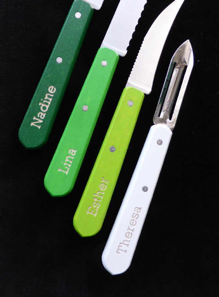 Namensgravur auf Besteck