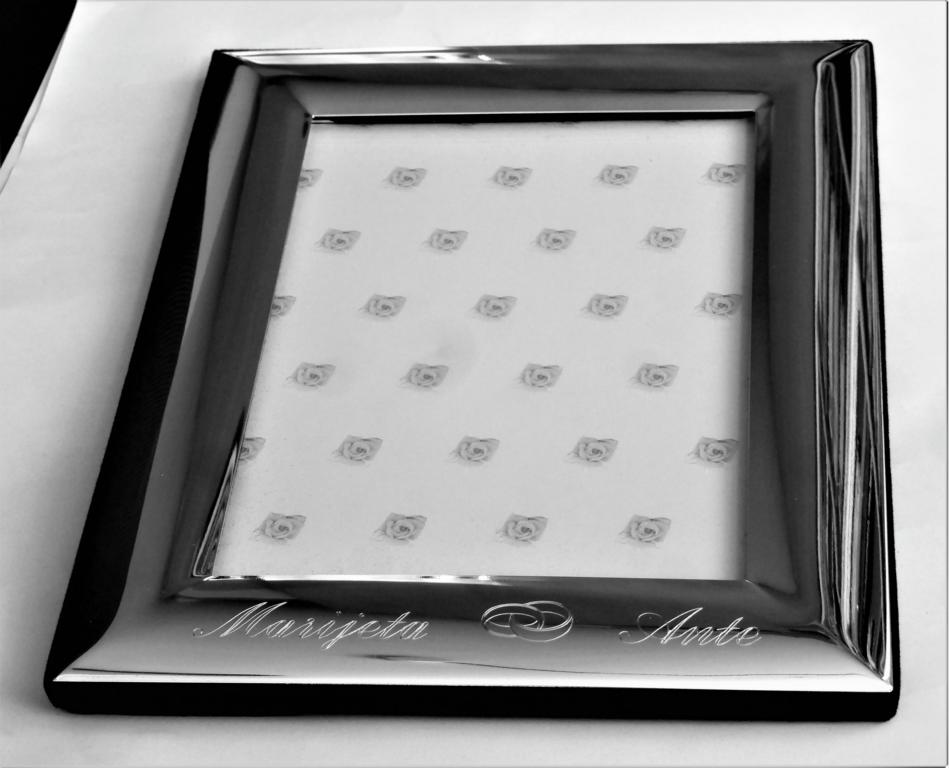 Bilderrahmen mit Gravur Hochzeit 2