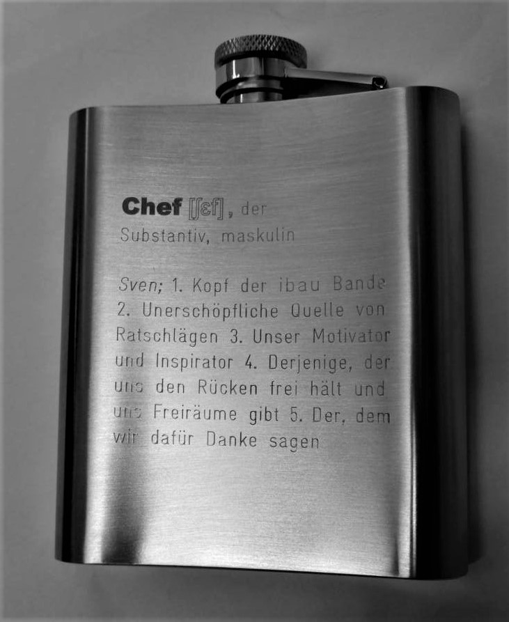 Flachmann mit Gravur 2