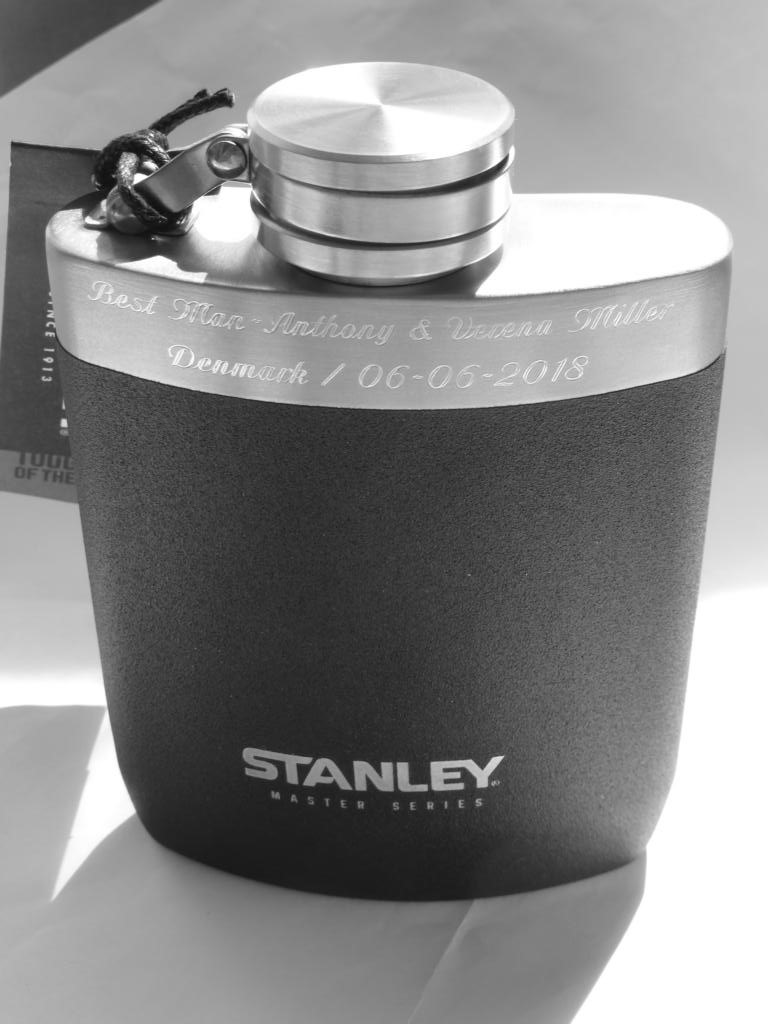 Flachmann mit Textgravur (2)