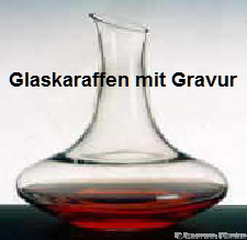 Golfseite.Glas.Dekanter