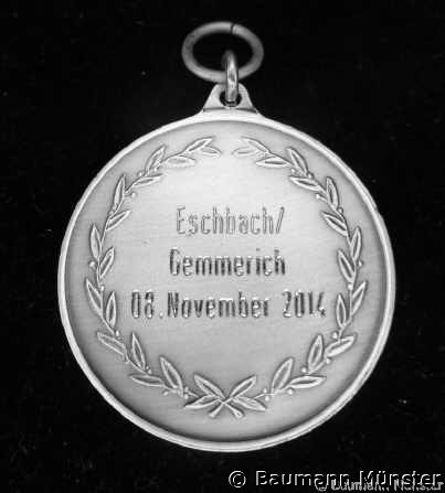 Jagdmedaille Gravur.3