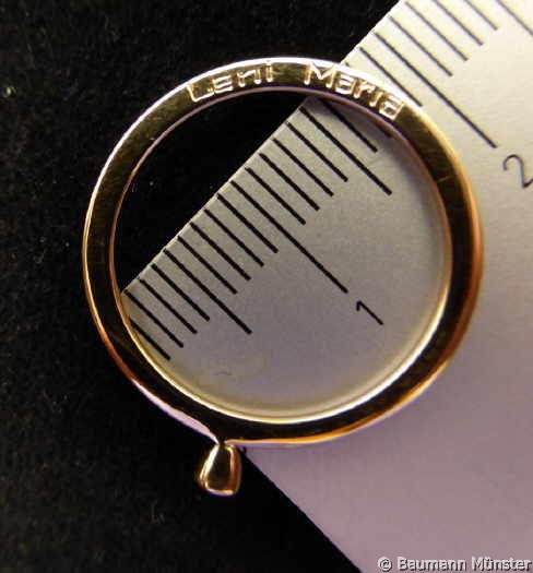 Handgravur in Ring 1mm