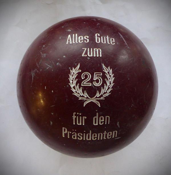 Kegelkugel mit Gravur1