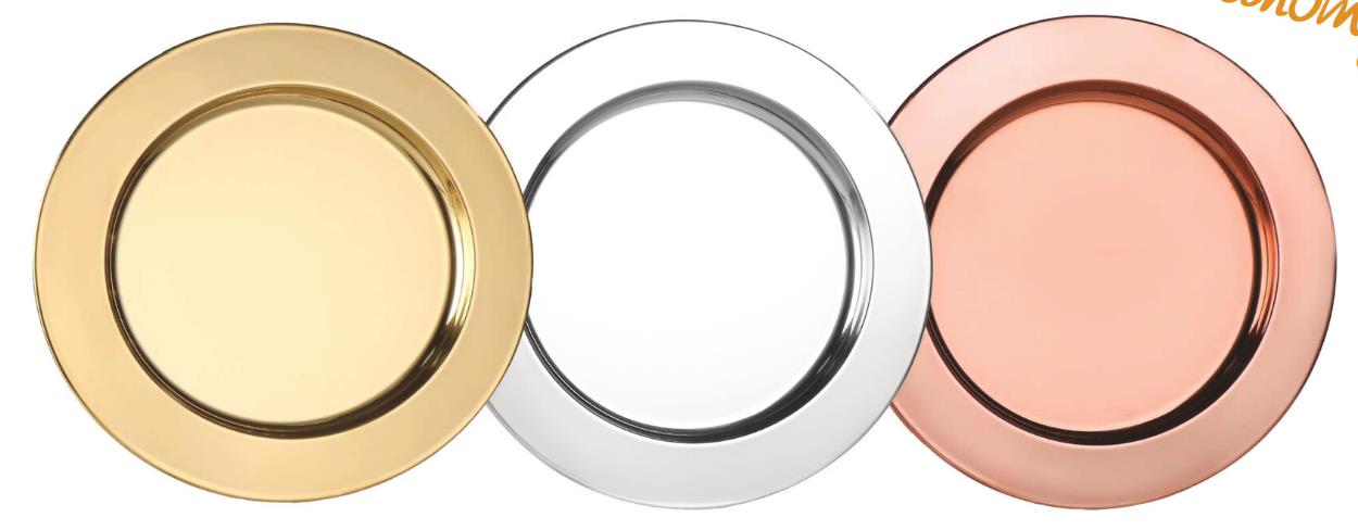 Edelstahlteller Serie ST1300 + ST1301 + ST1303