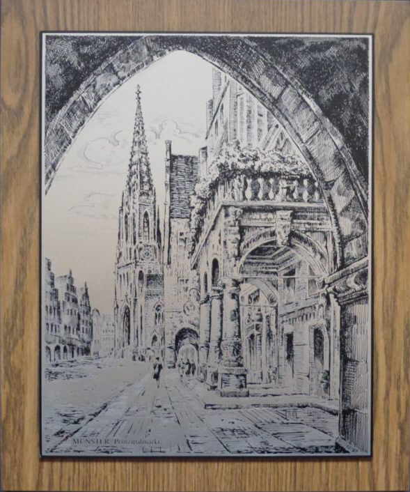 Münster Prinzipalmarkt Zinn Bild