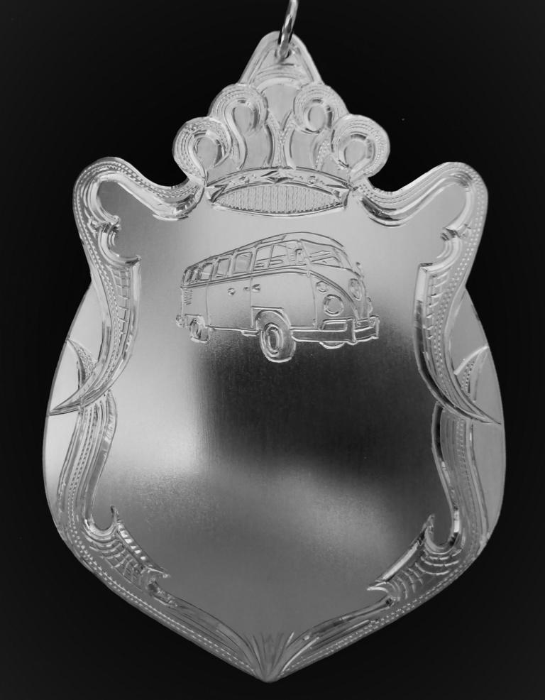 Königsschild mit Auto 2