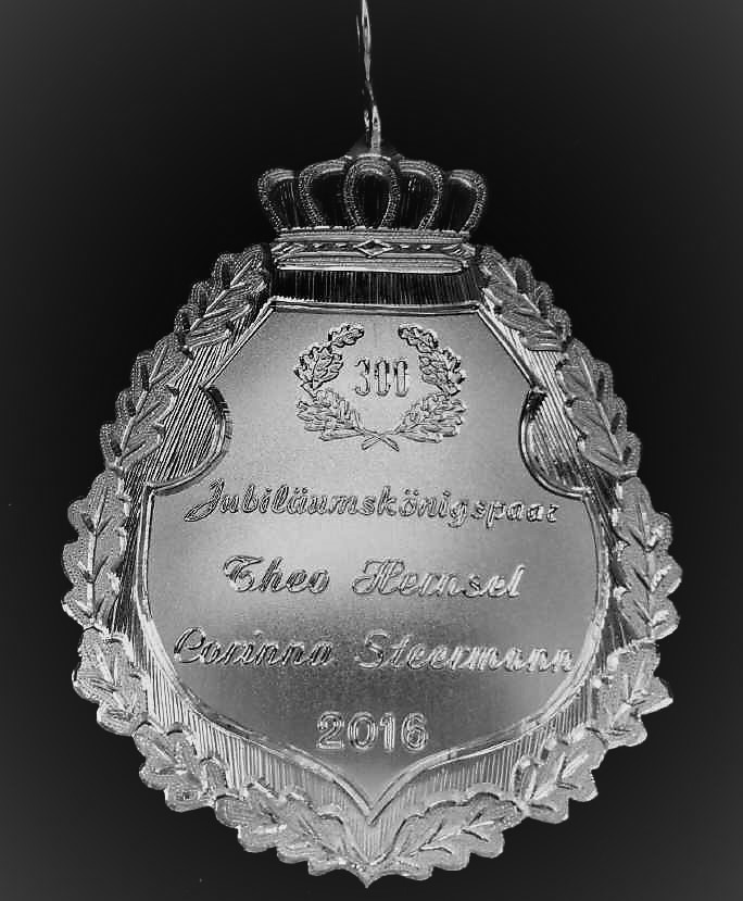 Königsschild mit Gravur Vorderseite 3