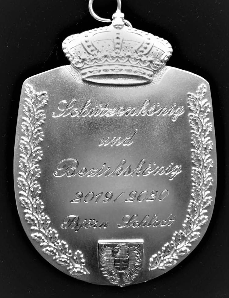 Schützenschild Königsschild mit Wappen