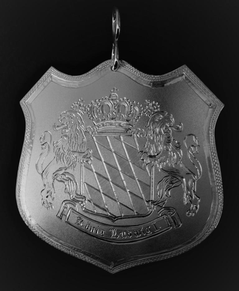 Königsschild Bayerisches Wappen Bayern 3