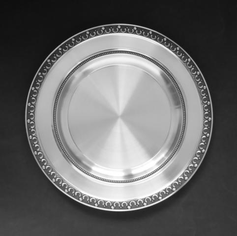 KR9565-0005 Barockteller Zinnteller neutral