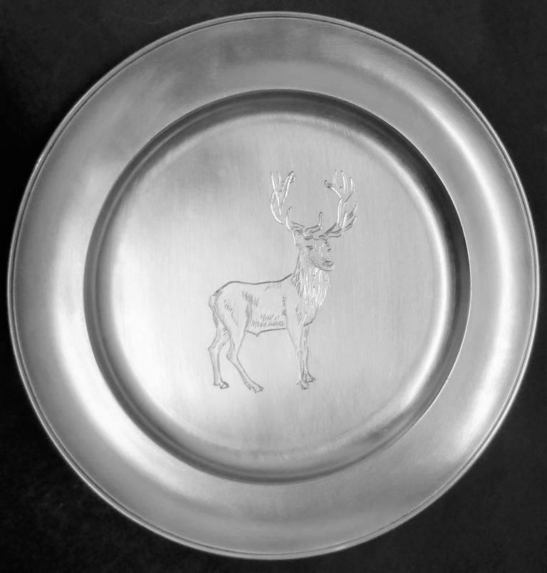 EZ914 Jagdteller Hirsch T53